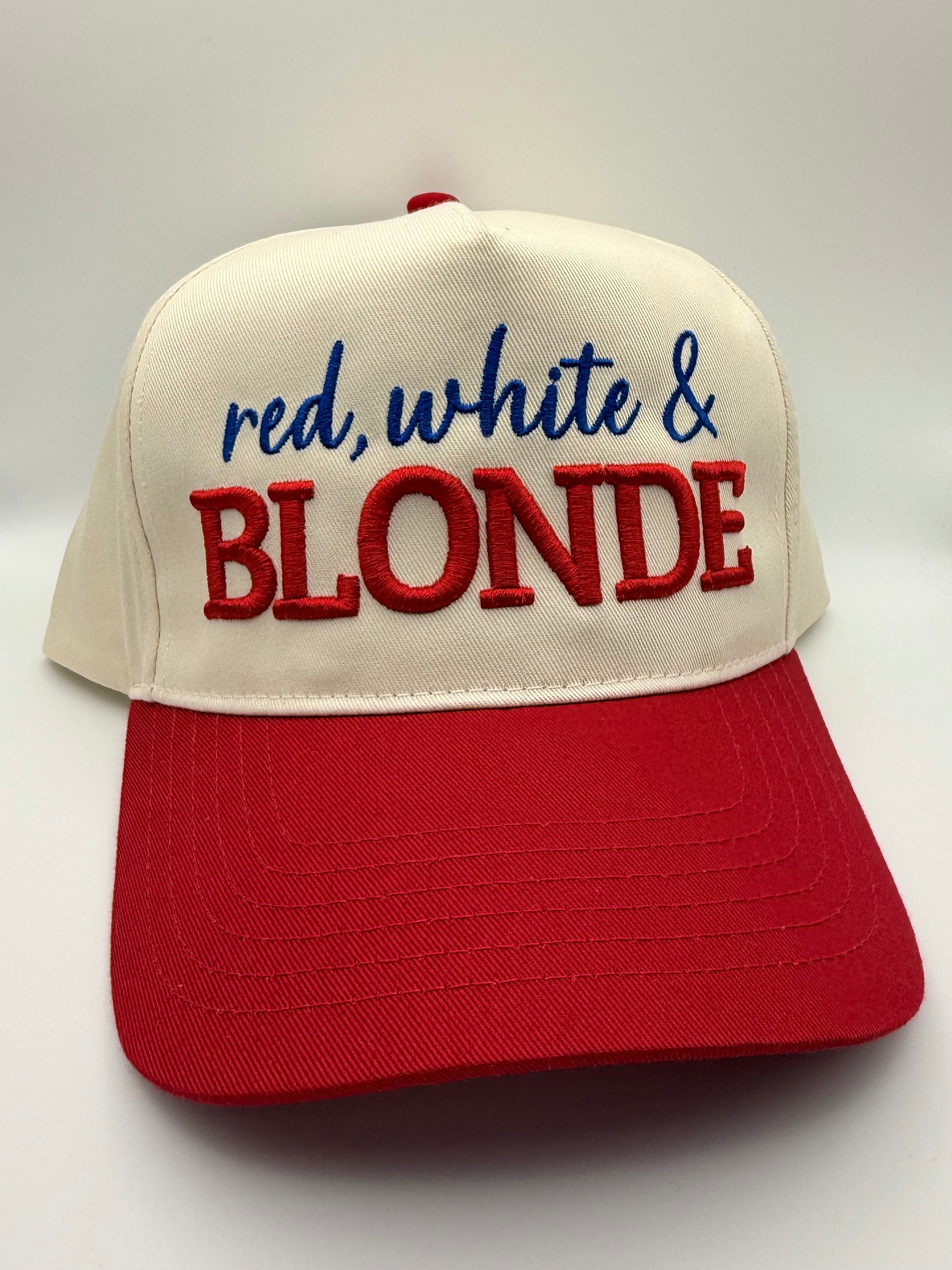 red, white & you — patriotic hat