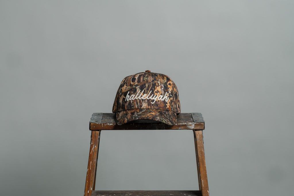 hallelujah — camo hat
