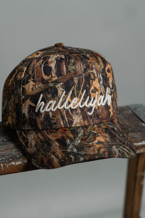 hallelujah — camo hat