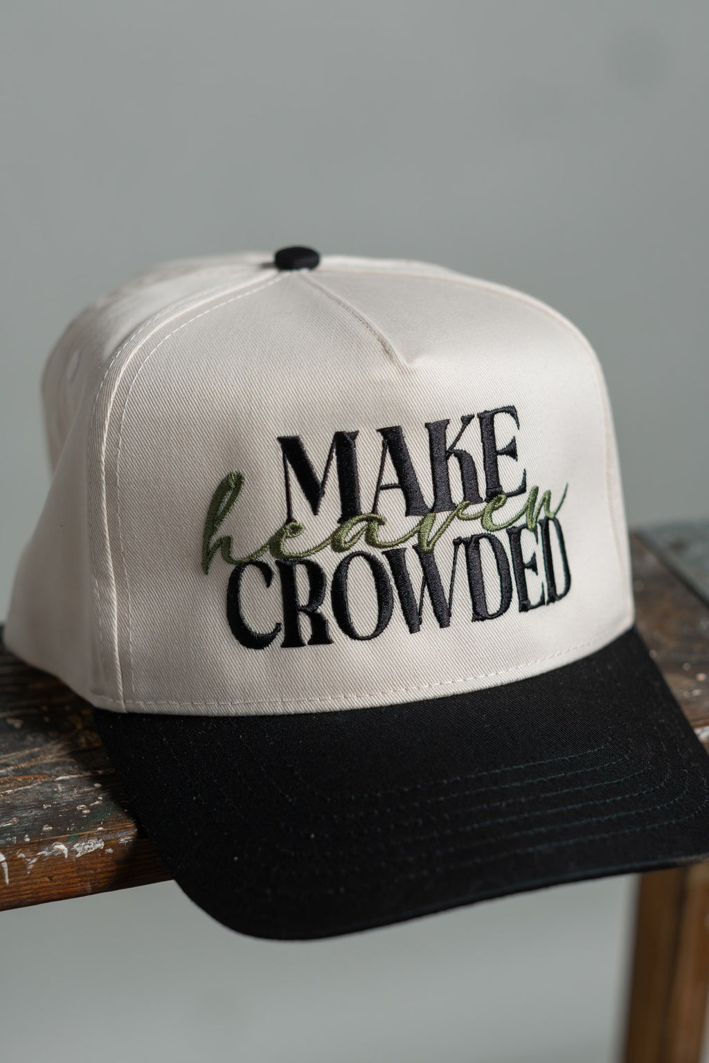make heaven crowded — two-tone hat