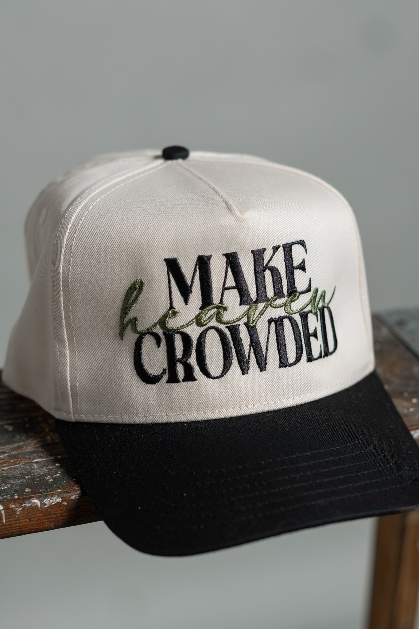 make heaven crowded — two-tone hat