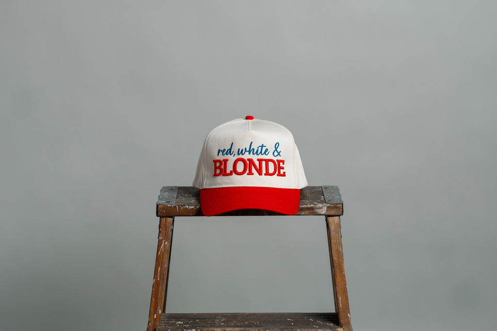 red, white & you — patriotic hat